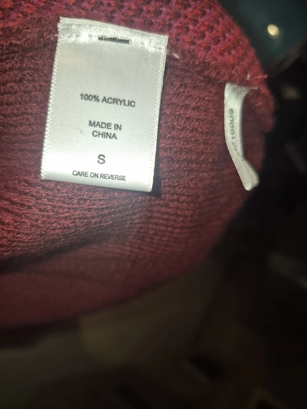 New York & Company Colorblock Button-Front Cardigan - Red, Purple & Brown
